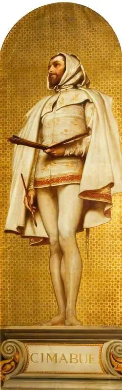 Giovanni Cimabue (1240–1302) (Projekt für ein Mosaik im Victoria and Albert Museum) - Frederic Leighton