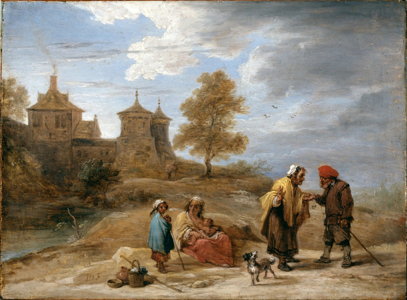 Zigeuner in einer Landschaft - David Teniers der Jüngere