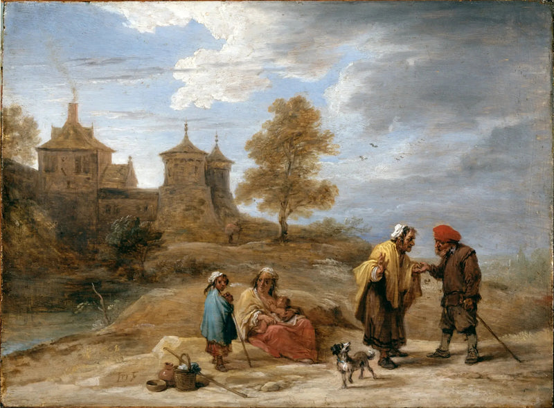 Zigeuner in einer Landschaft - David Teniers der Jüngere