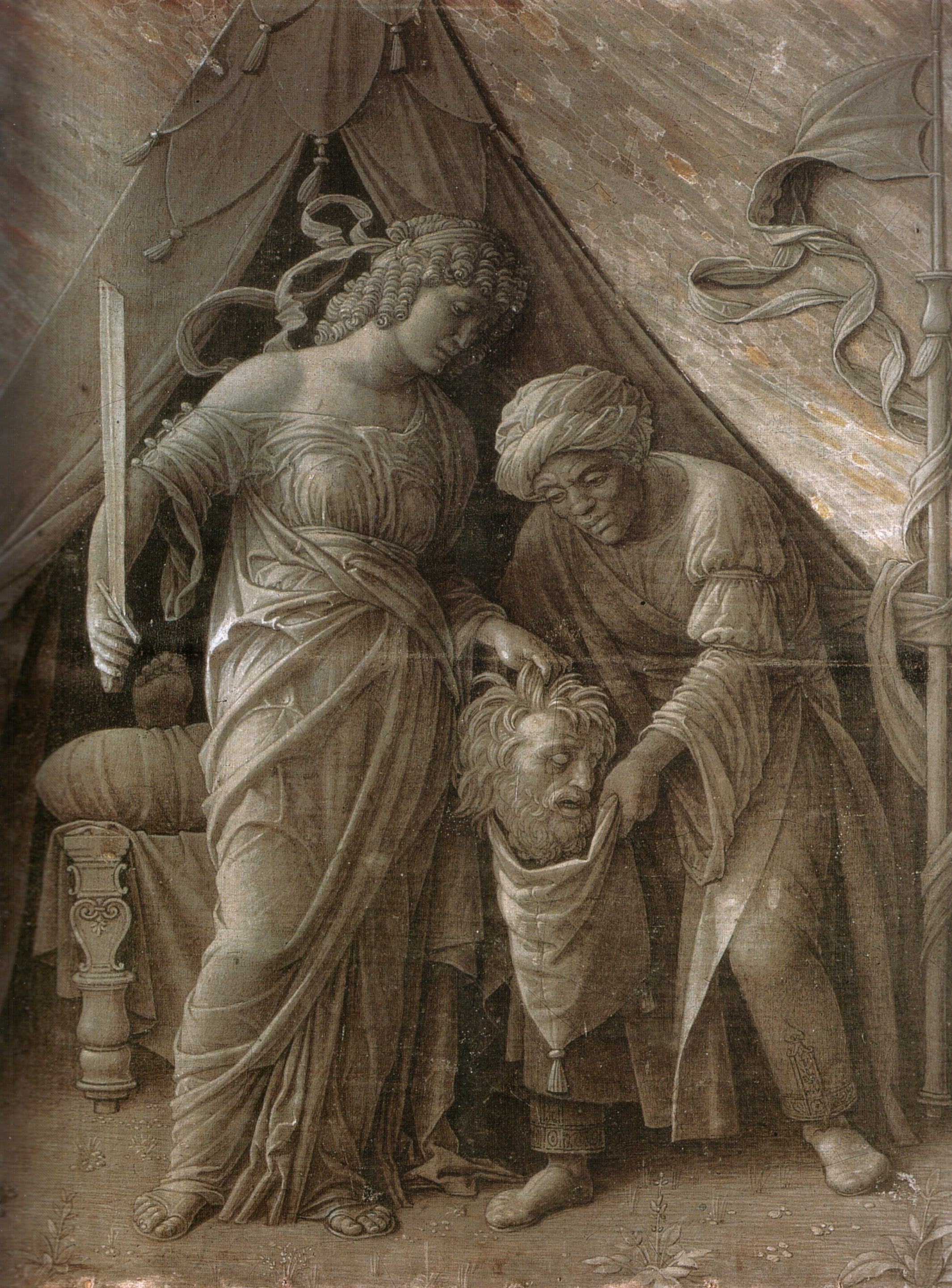 Giuditta avec la testa di Oloferne - Andrea Mantegna image 1 copie de tableau peinte à la main