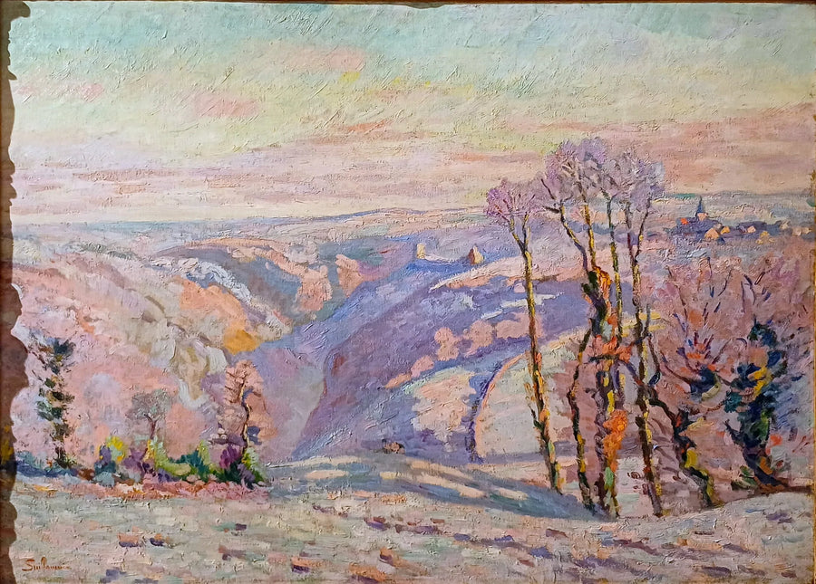 Raureif in Crozant - Armand Guillaumin