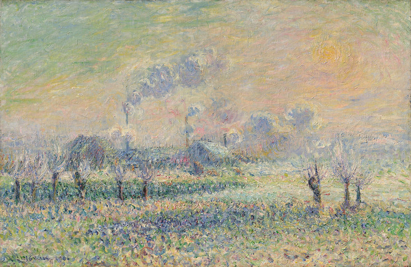 Raureif in Pontoise - Gustave Loiseau