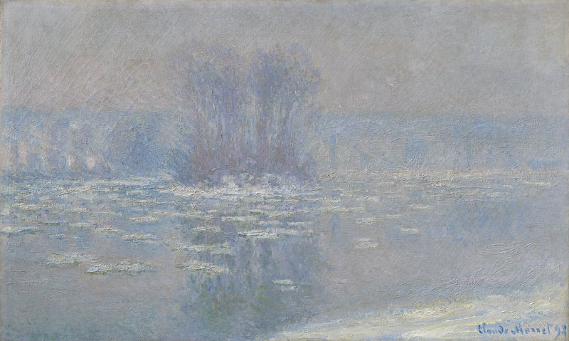 Eiswürfel in Bennecourt - Claude Monet