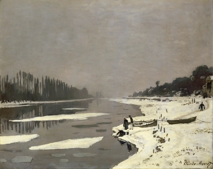 Eiswürfel in Bougival - Claude Monet