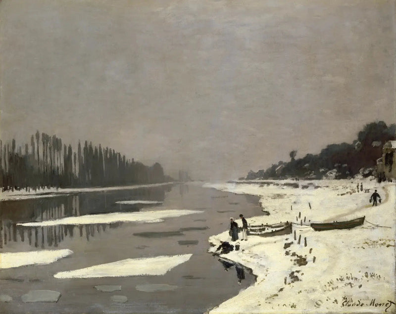 Eiswürfel in Bougival W105 - Claude Monet
