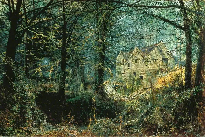 Ruhm des Herbstes: Die alte Mühle - John Atkinson Grimshaw