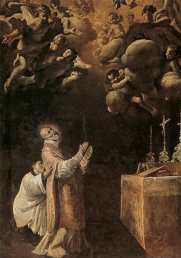 Ruhm des Heiligen Andrea Avellino - Giovanni Lanfranco