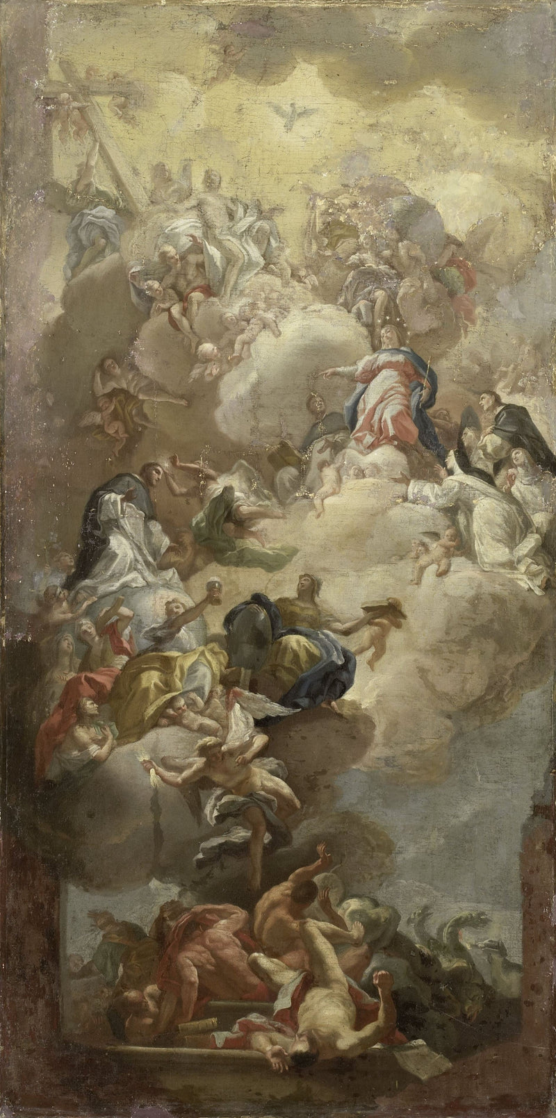 Verherrlichung des heiligen Dominikus - Francesco Solimena
