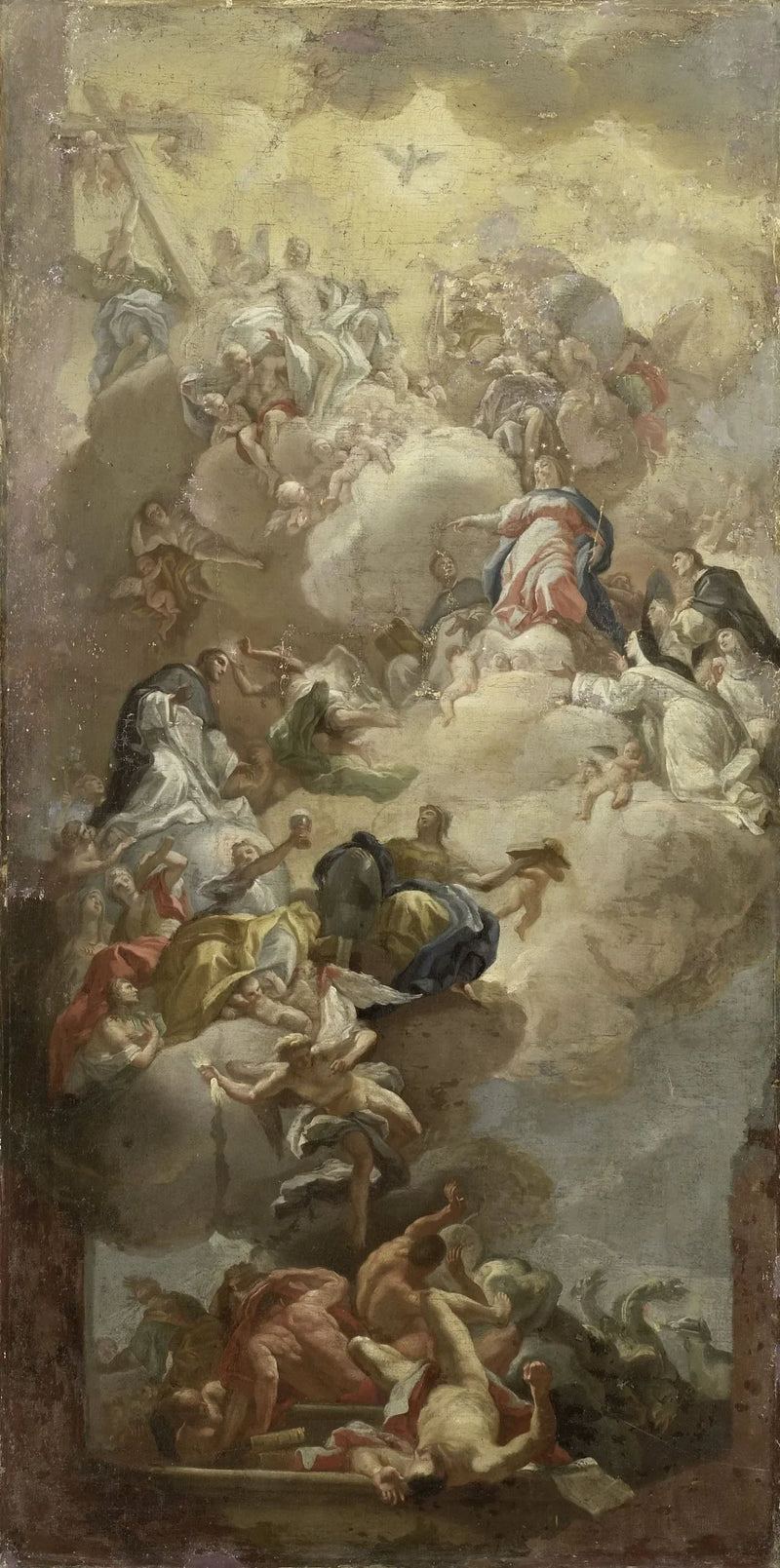 Verherrlichung des heiligen Dominikus - Francesco Solimena