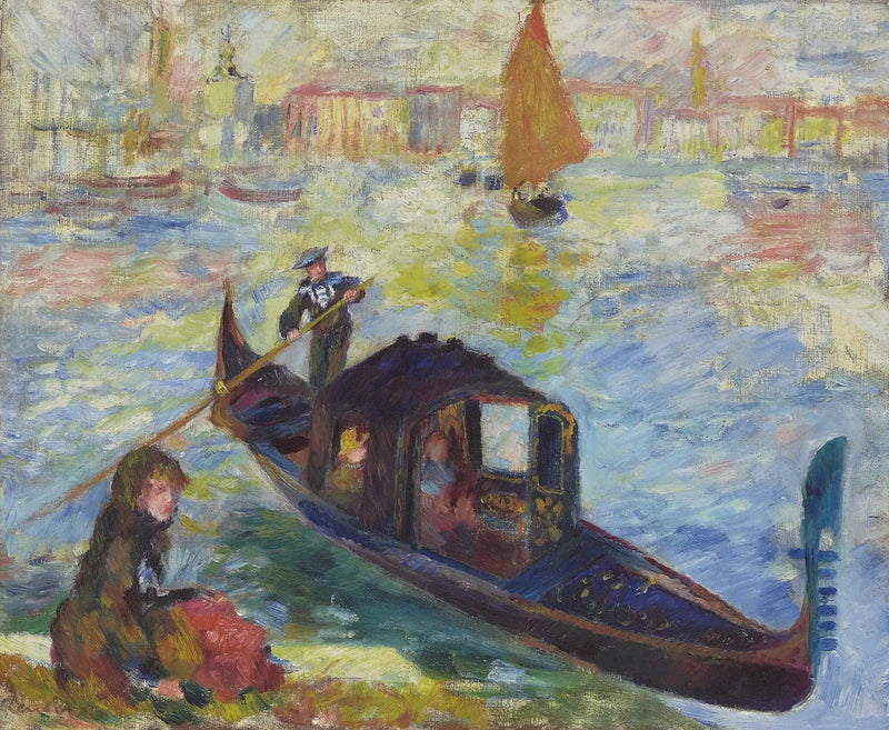 Gondel, Venedig - Pierre-Auguste Renoir