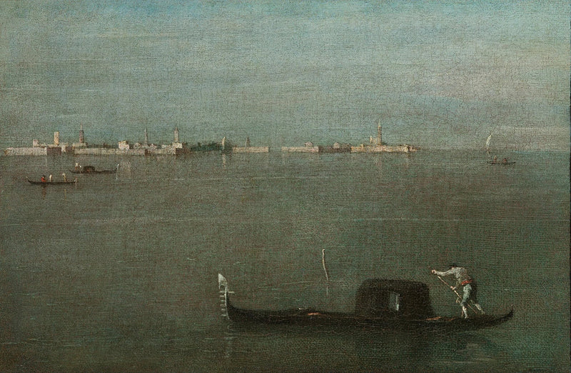 Gondeln auf der Lagune - Francesco Guardi