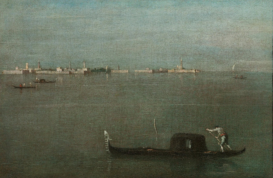 Gondeln auf der Lagune - Francesco Guardi