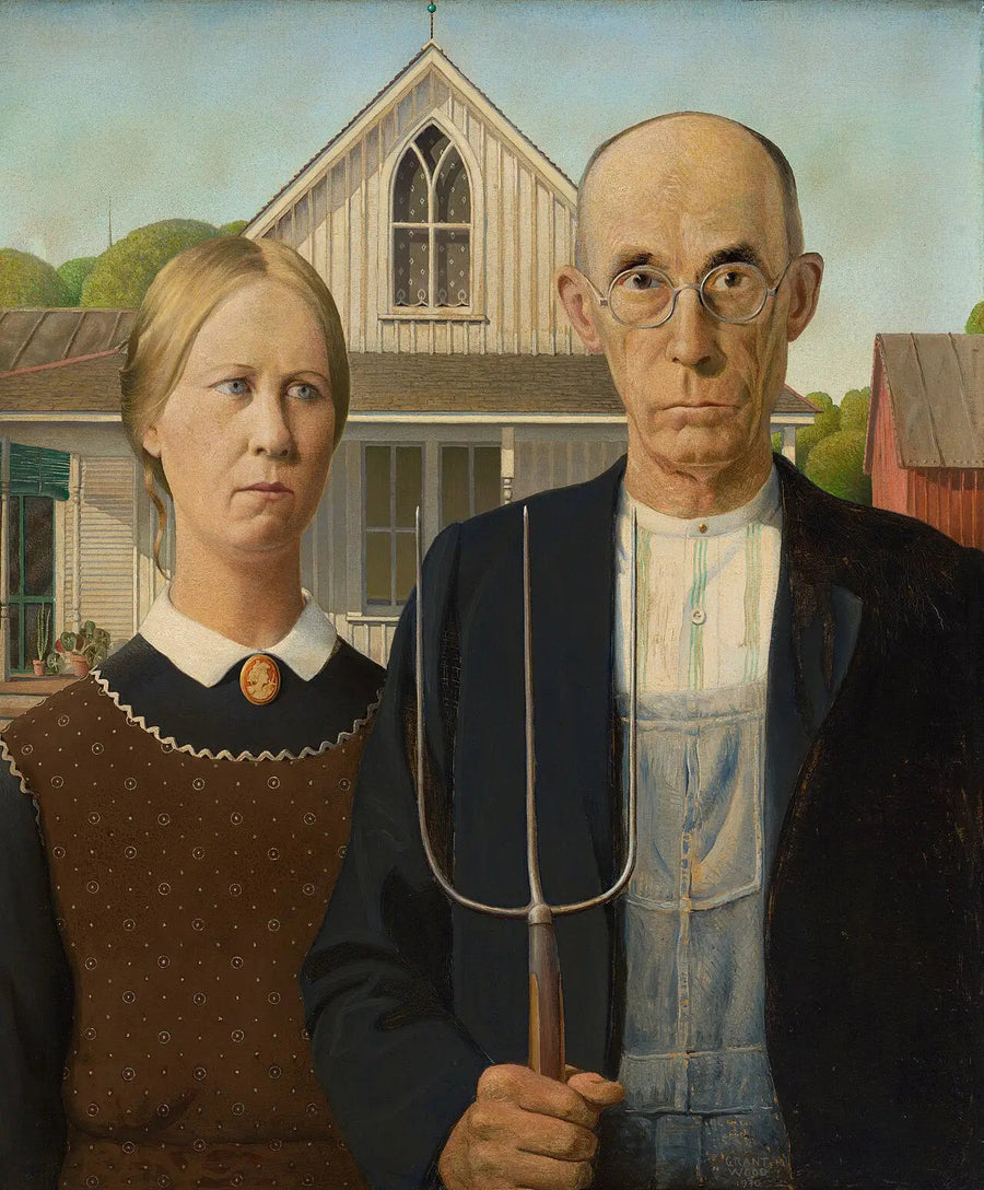 Amerikanischer Gotik - Grant Wood
