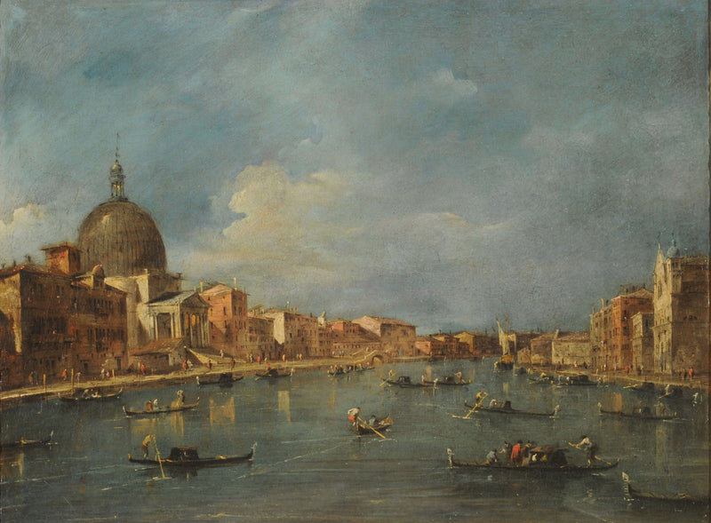 Großer Kanal mit Sam Simeone piccolo - Francesco Guardi
