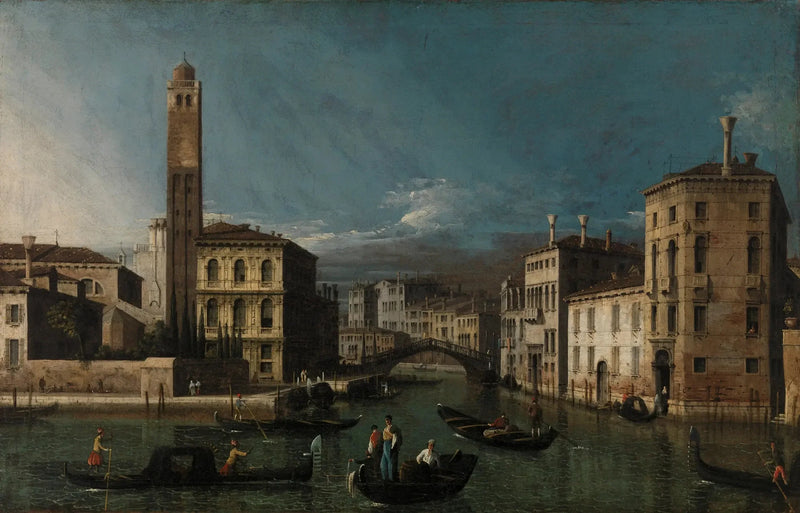 Grandkanal: San Geremia und der Eingang zum Cannaregio - Canaletto
