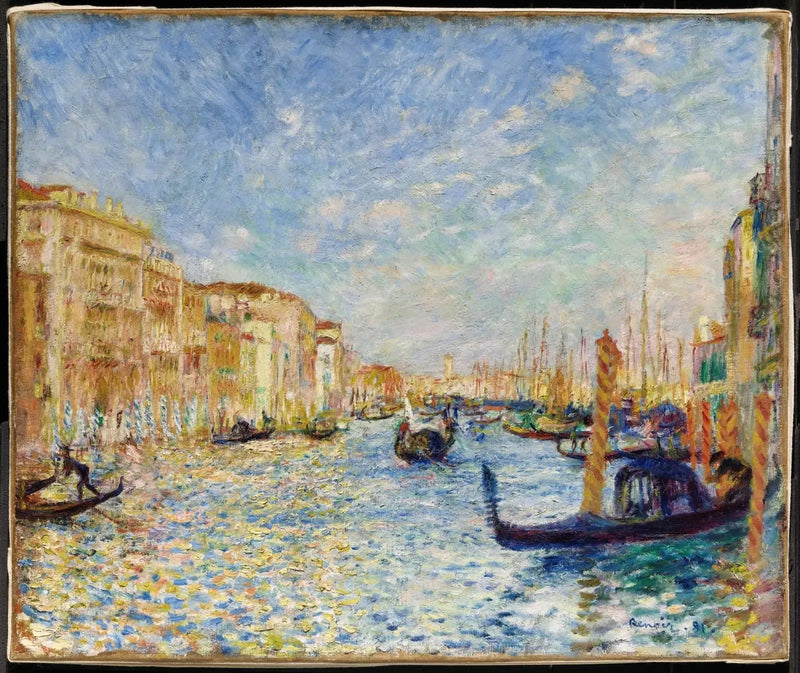 Großer Kanal, Venedig - Pierre-Auguste Renoir