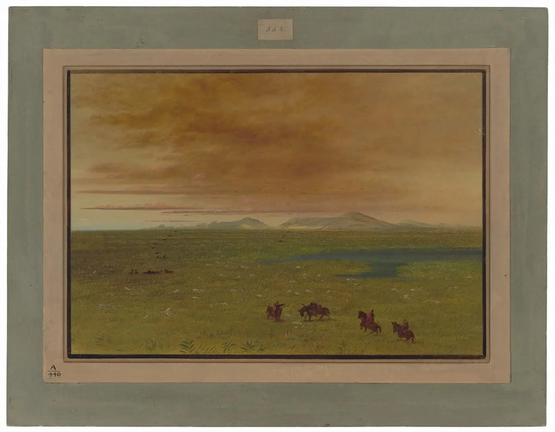 Grand Waschhaus, Pampa del Sacramento - George Catlin
