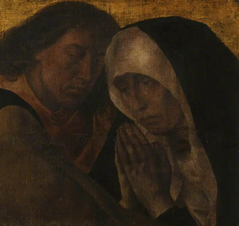 Große Kreuzabnahme, Fragment - Hugo van der Goes