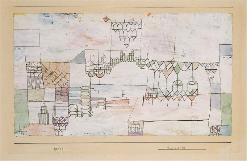 Großer Saal der Sänger - Paul Klee