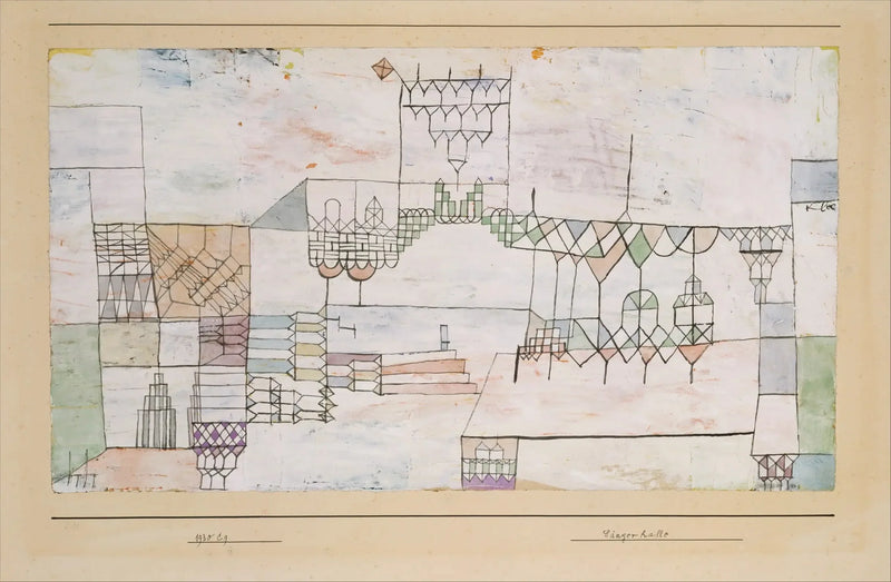 Großer Saal der Sänger - Paul Klee