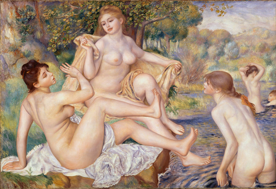 Die großen Badenden - Pierre-Auguste Renoir