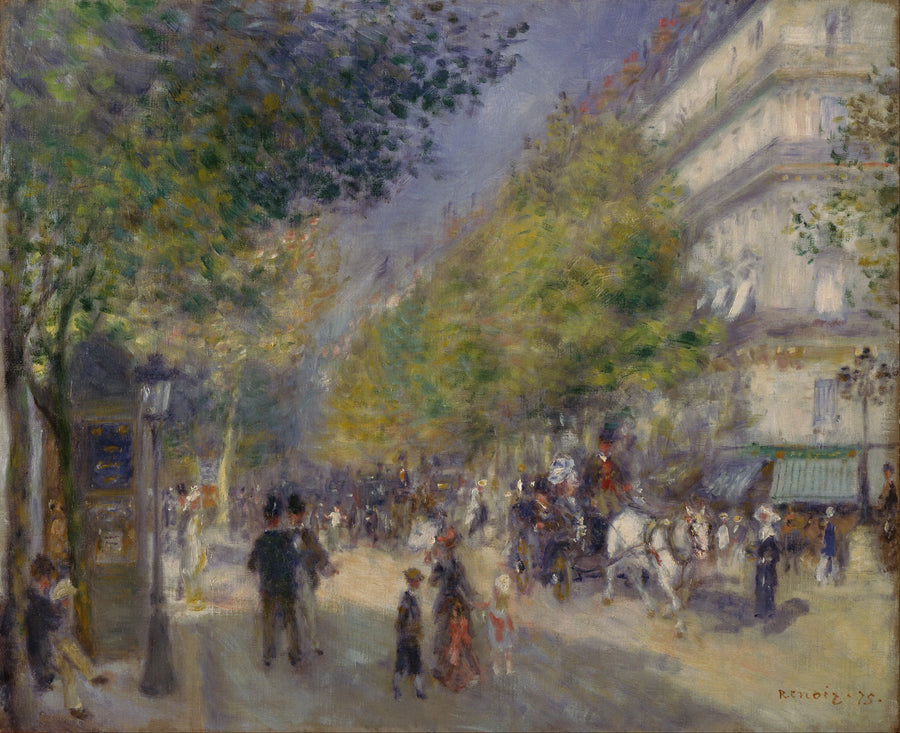 Die Großen Boulevards - Pierre-Auguste Renoir