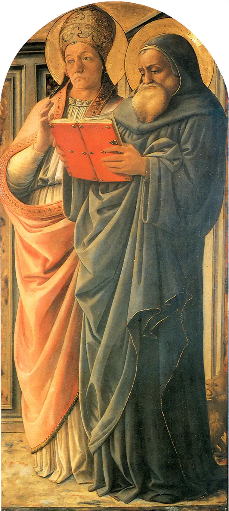 Gregory und Jerome, Kirchenväter - Fra Filippo Lippi