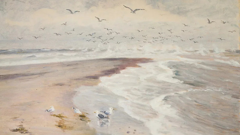 Grenen, in der Nähe von Skagen – Michael Peter Ancher