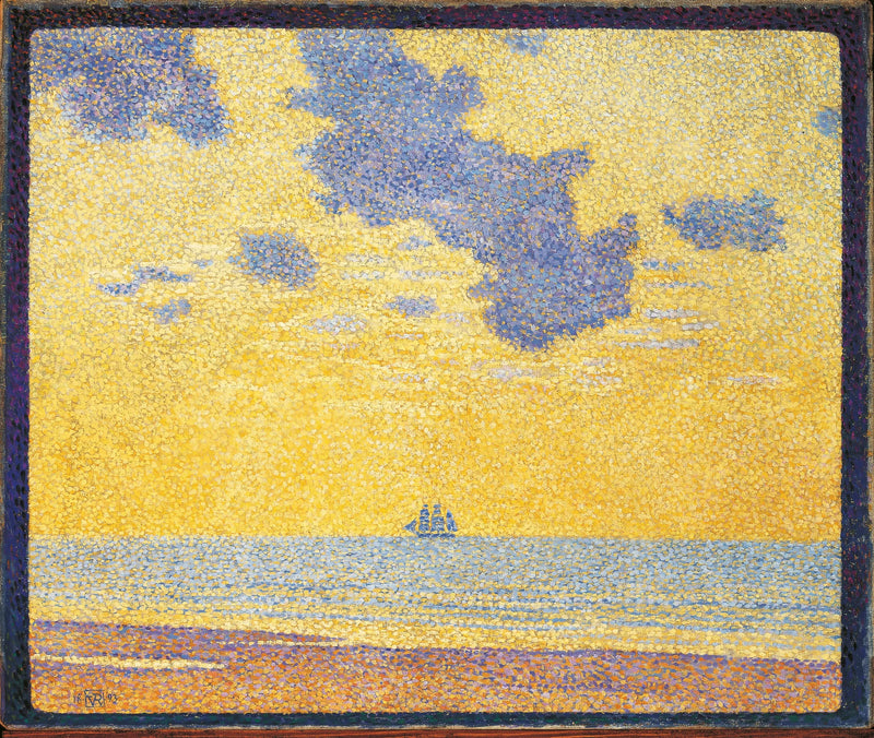 Große Wolken - Théodore van Rysselberghe