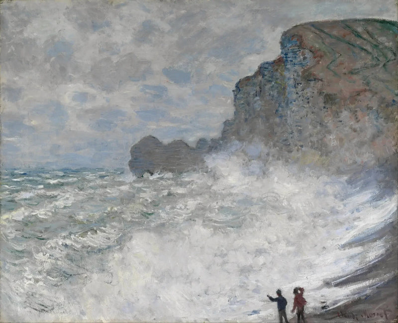 Schlechtes Wetter in E.E.tretat W826 - Claude Monet