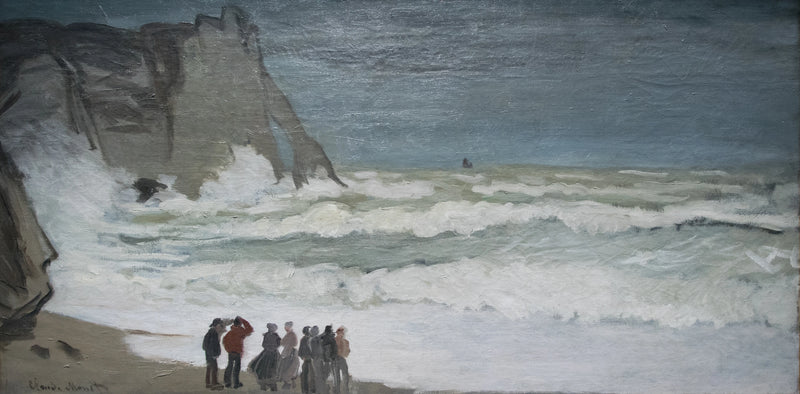 Große See in der EEtretat W127 - Claude Monet