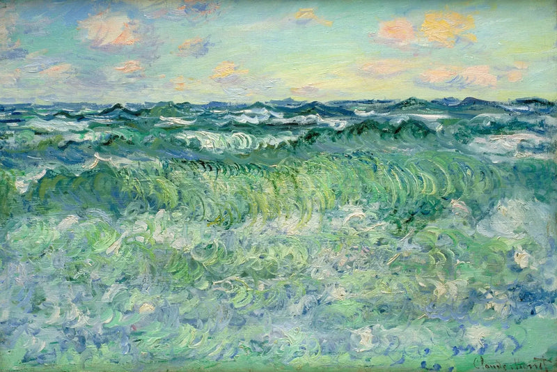 Große See in Pourville W1444 - Claude Monet