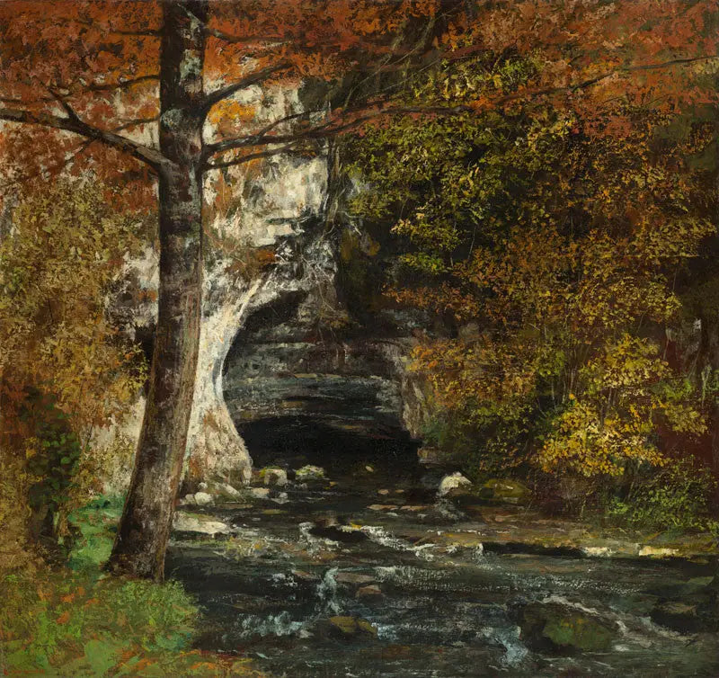 Höhle des Waldes - Gustave Courbet