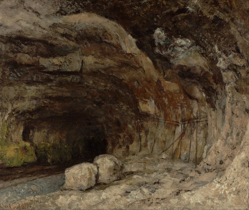 Sarrazine-Höhle bei Nans-sous-Sainte-Anne - Gustave Courbet