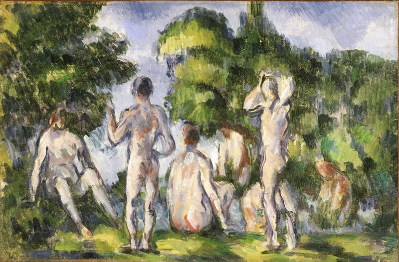 Gruppe von Badenden - Paul Cézanne