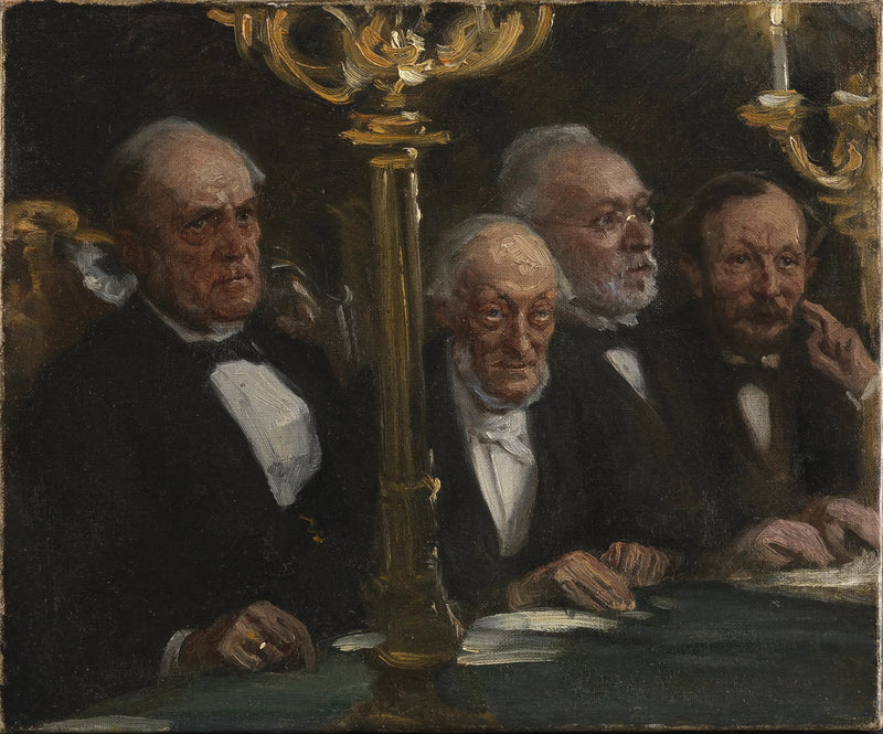 Gruppenporträt - Peder Severin Krøyer