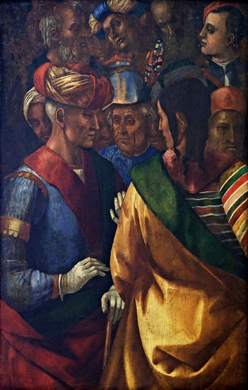 Gruppe von fünfzehn Figuren - Luca Signorelli