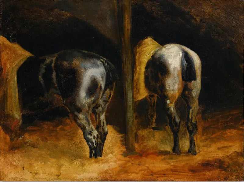 Pferdegruppen - Théodore Géricault