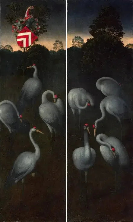 Kran mit Wappen - Hans Memling