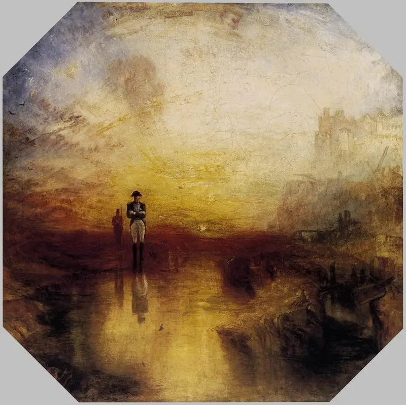 Krieg. Der Exilant und der Arapede - J. M. W. Turner