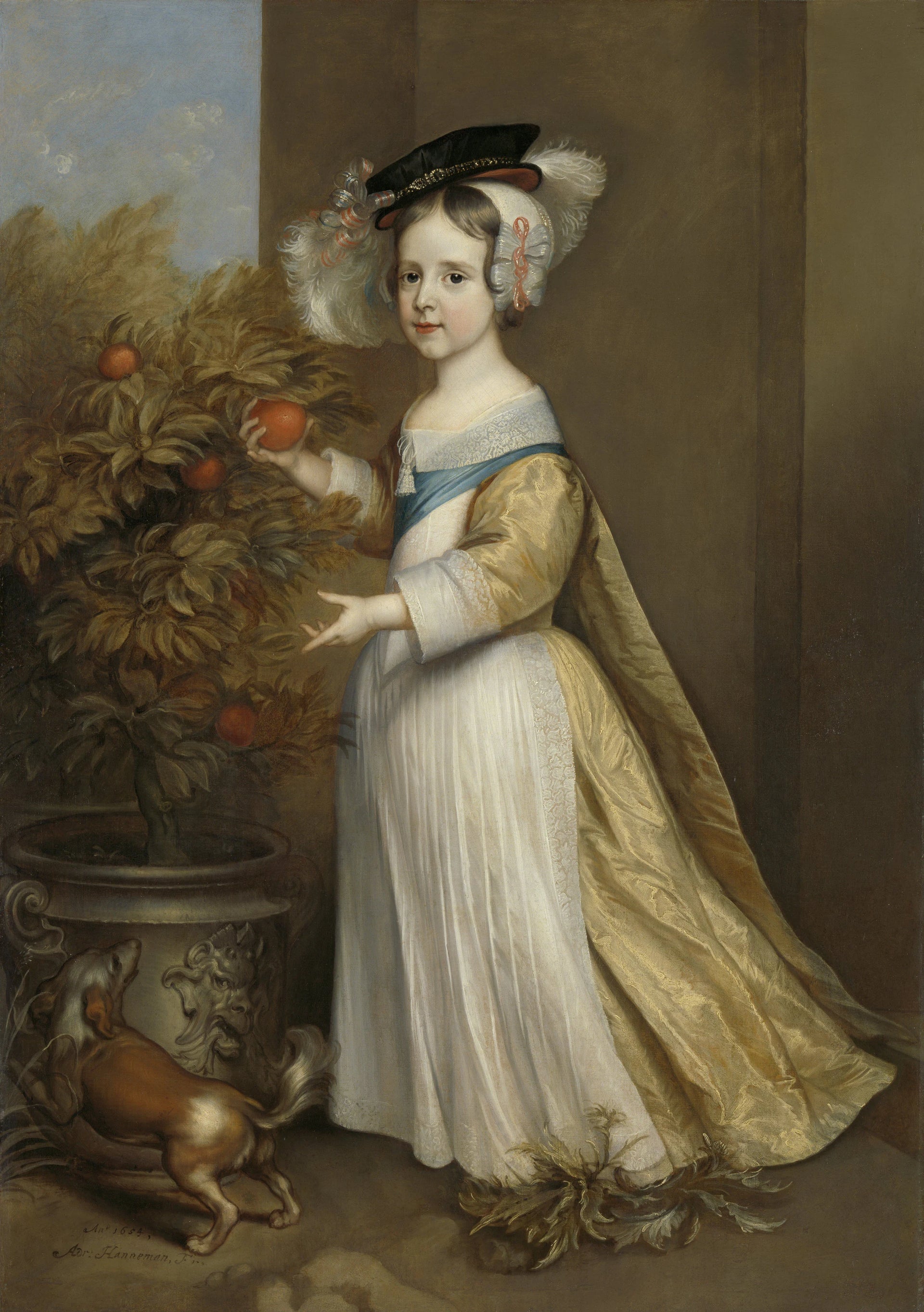 Guillaume III (1650-1702), prince d'Orange, enfant - Adriaen Hanneman