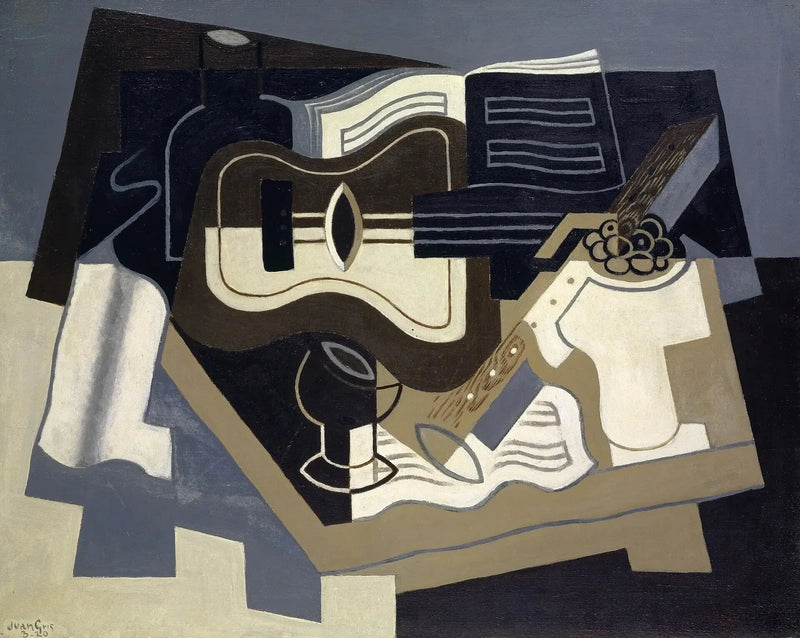 Gitarre und Klarinette - Juan Gris