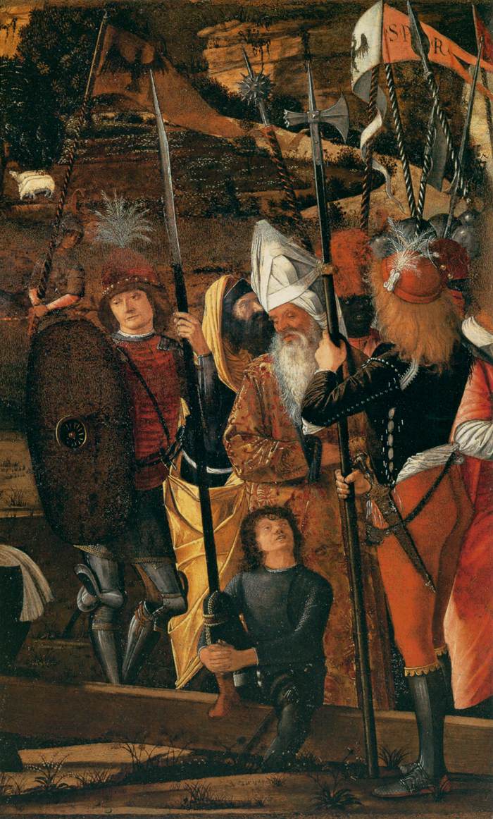 Hellebardiere und alte Männer - Vittore Carpaccio