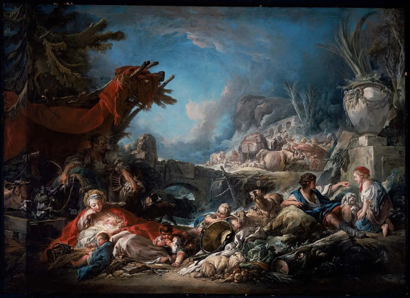 Halte an der Quelle - François Boucher