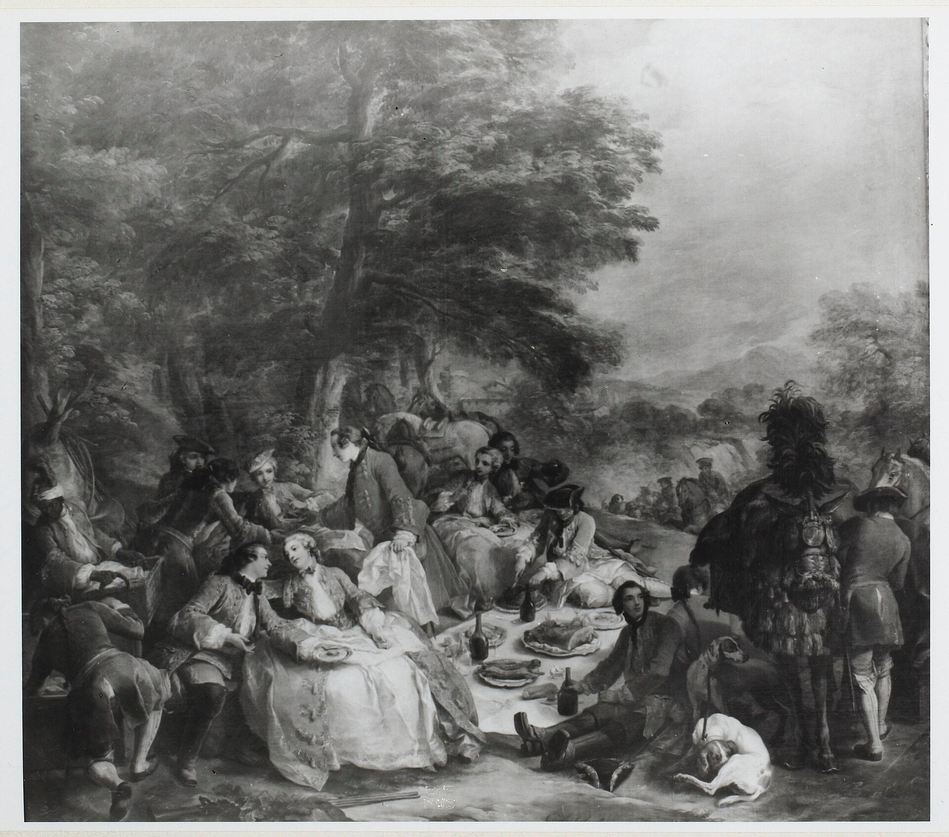 Halte de chasse - Carle van Loo