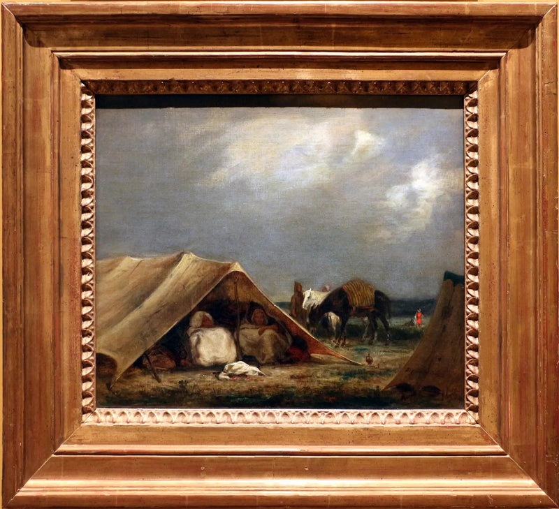 Halte der Maultierführer - Eugène Delacroix