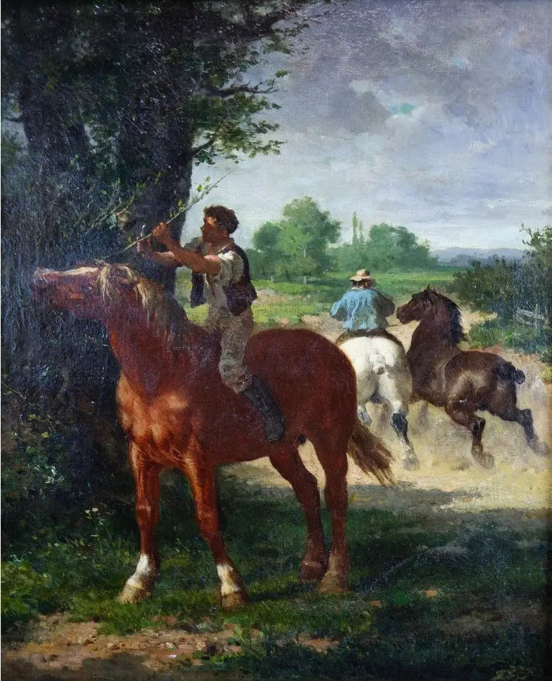 Halte des Reiters - Rosa Bonheur