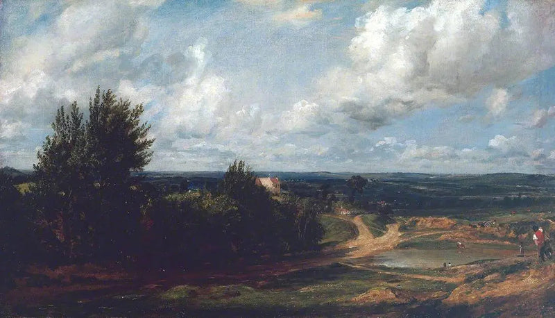 Hampstead Heath, mit dem Haus namens « The Salt Box » - John Constable