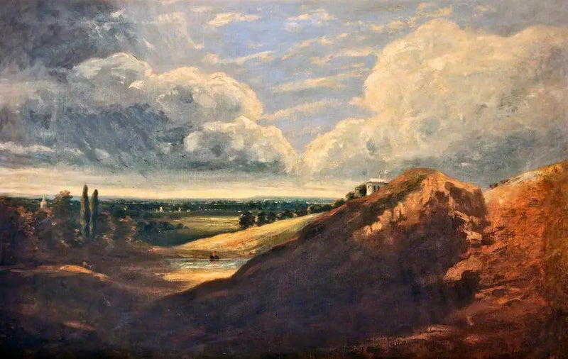 Hampstead Heath, Branch Hill-Teich - John Constable
