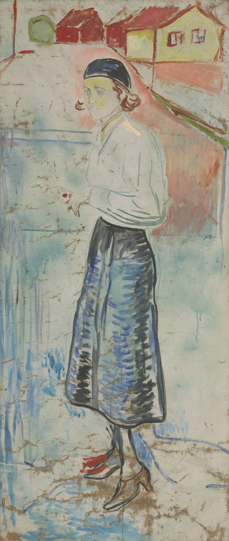 Hanna Brieschke in Åsgårdstrand - Edvard Munch
